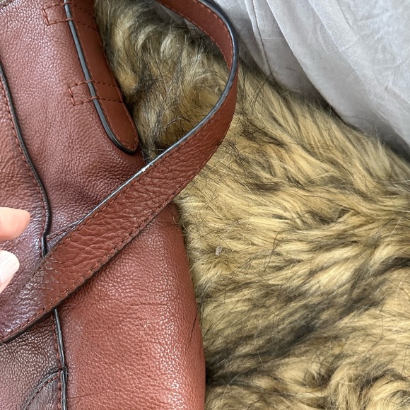 Frye Rich Brown Leather Shoulder Bag - Picture 3 of 11